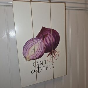 Purple Onion Wall Art Decor